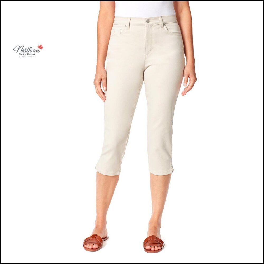 High Rise Capri Jeans with Stretch Perfect Fit